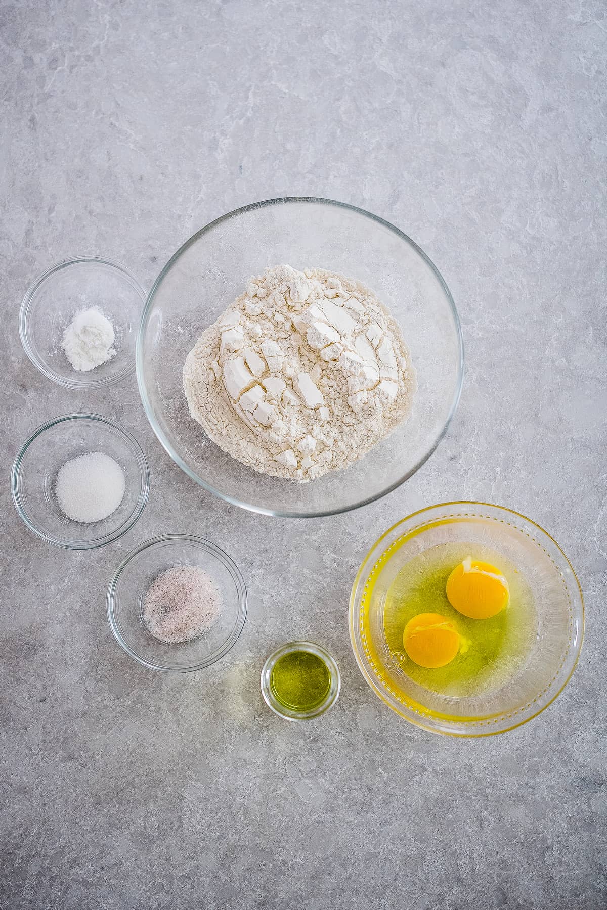 Ingredients for Olive Oil Pie Crust