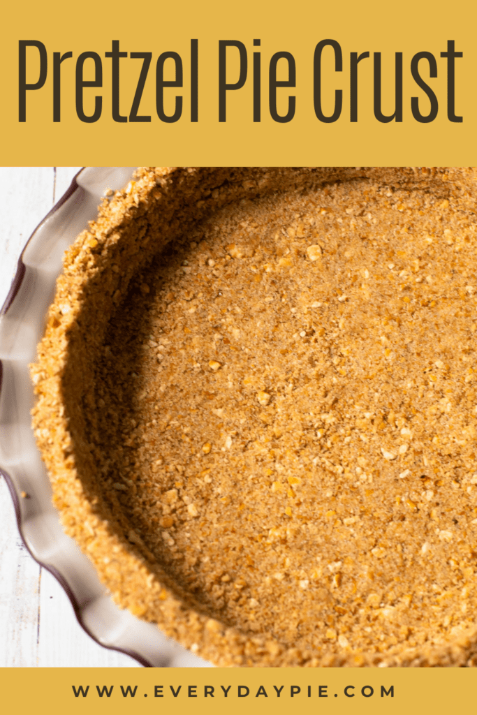 Pretzel pie crust.