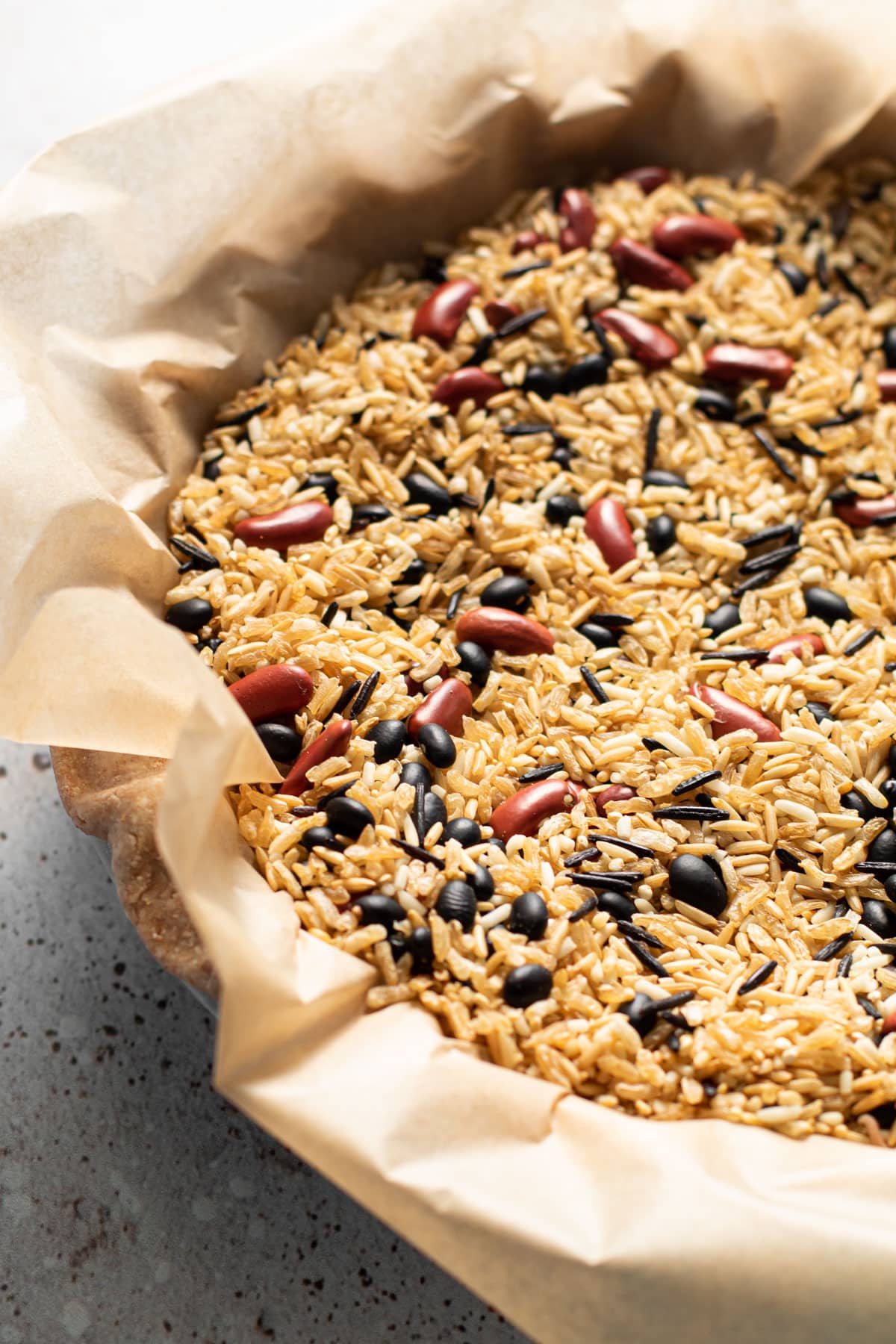 A pie crust being parked.