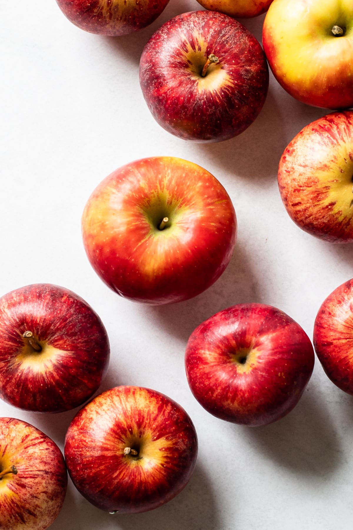 Apples on a table