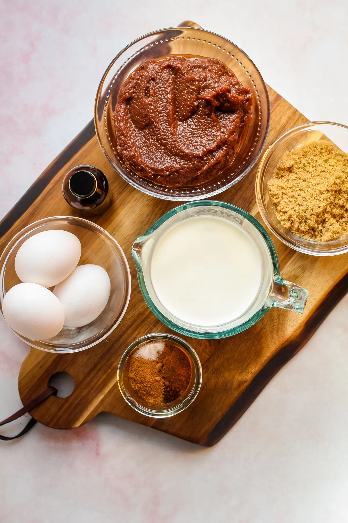 Ingredients for apple butter pie