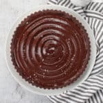 Malted chocolate tart