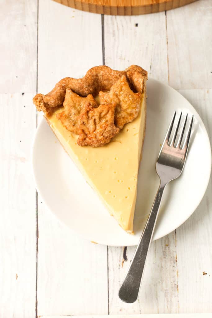 Maple buttermilk pie.