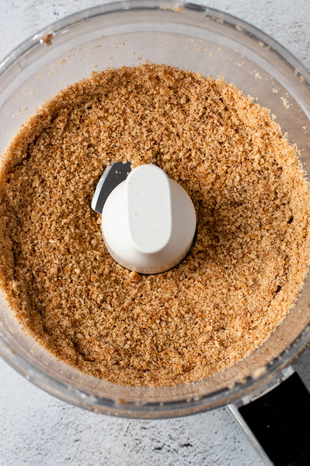 Ground up Nilla wafers in a food processor.