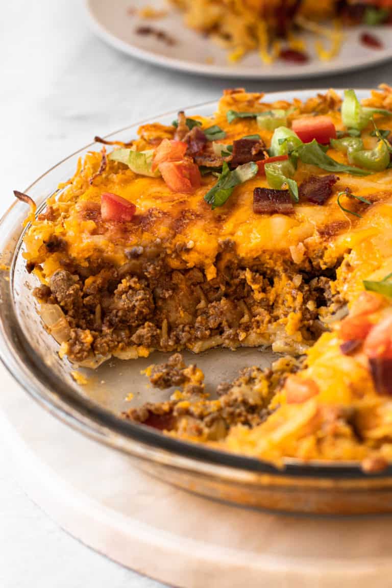 Cheeseburger Pie - Everyday Pie