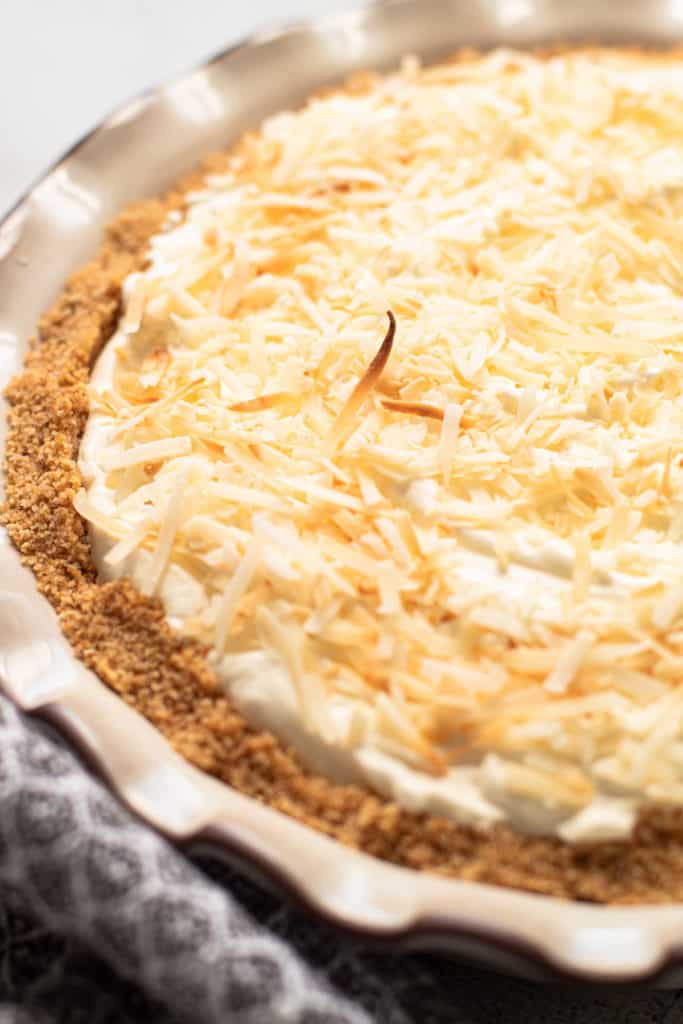 Coconut cream pie.