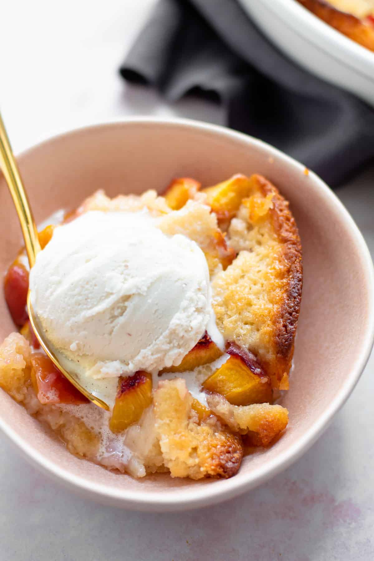 Almond Peach Cobbler - Everyday Pie