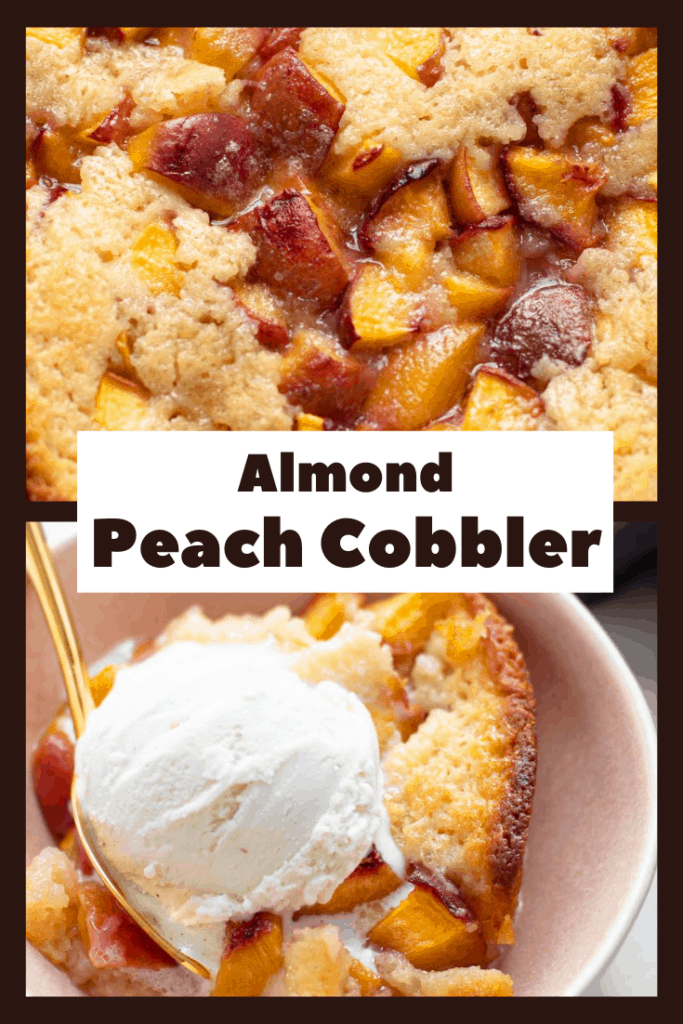 Almond Peach Cobbler - Everyday Pie