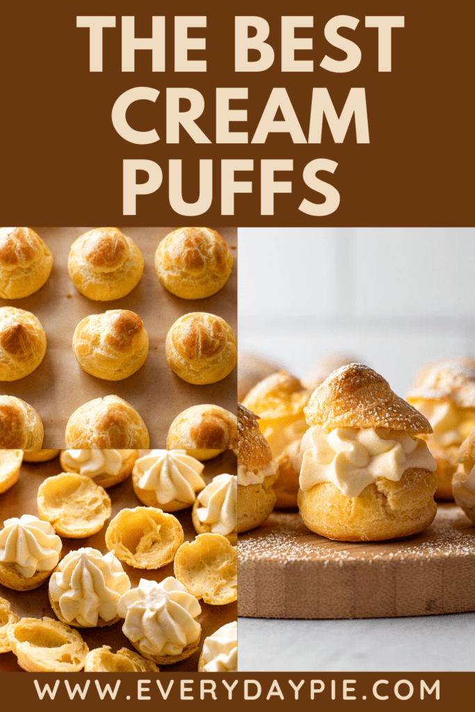 How to make cream puffs.