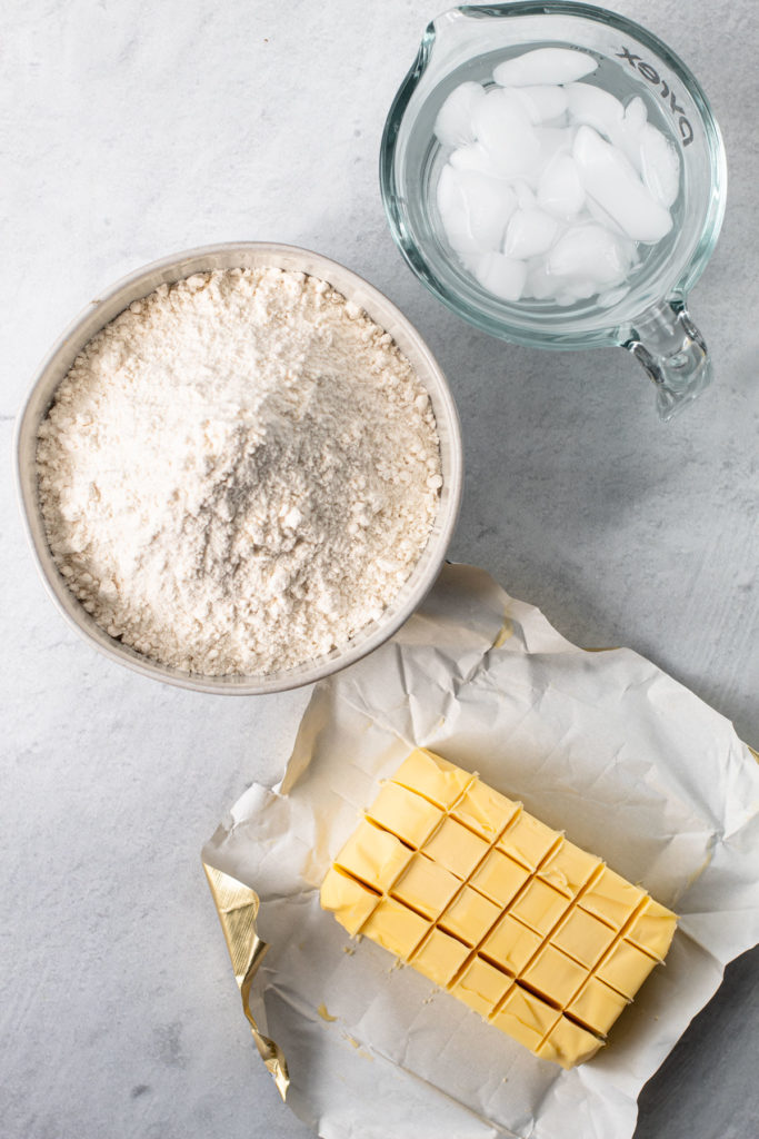 Ingredients for Pate Brisee