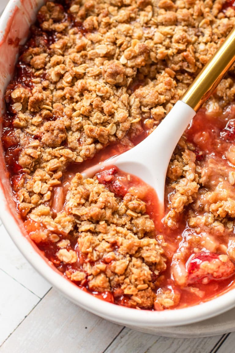 Strawberry Rhubarb Crisp Everyday Pie