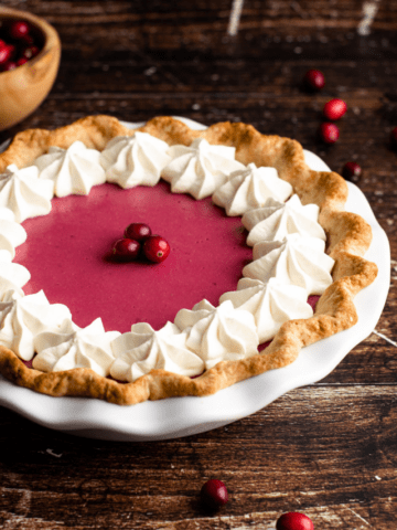 Cranberry Custard Pie web story cover