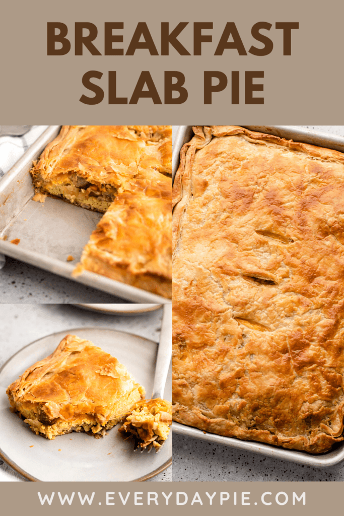 Breakfast slab pie