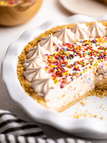 Birthday Cake Pie