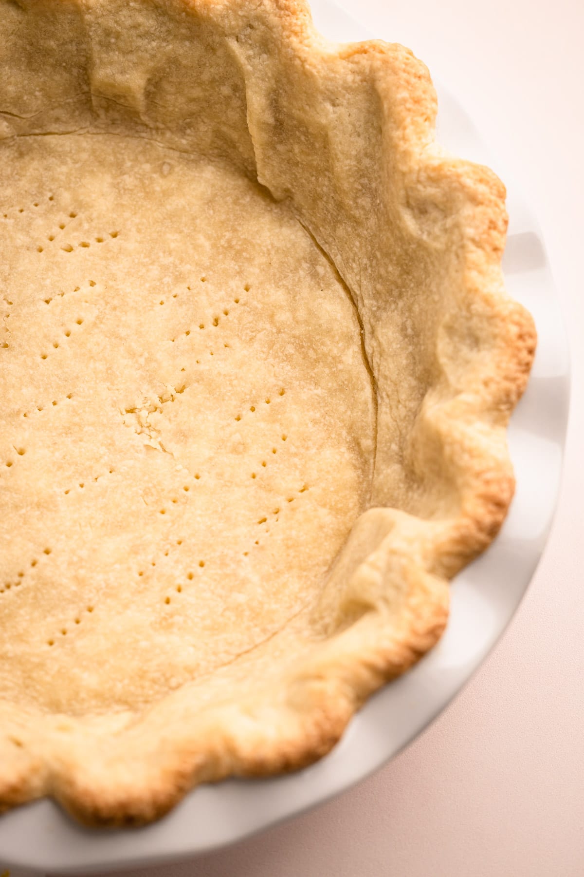 A blind baked lemon meringue pie.