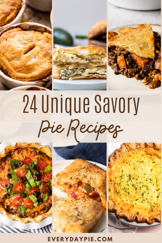 Savory Pie Recipes Pin