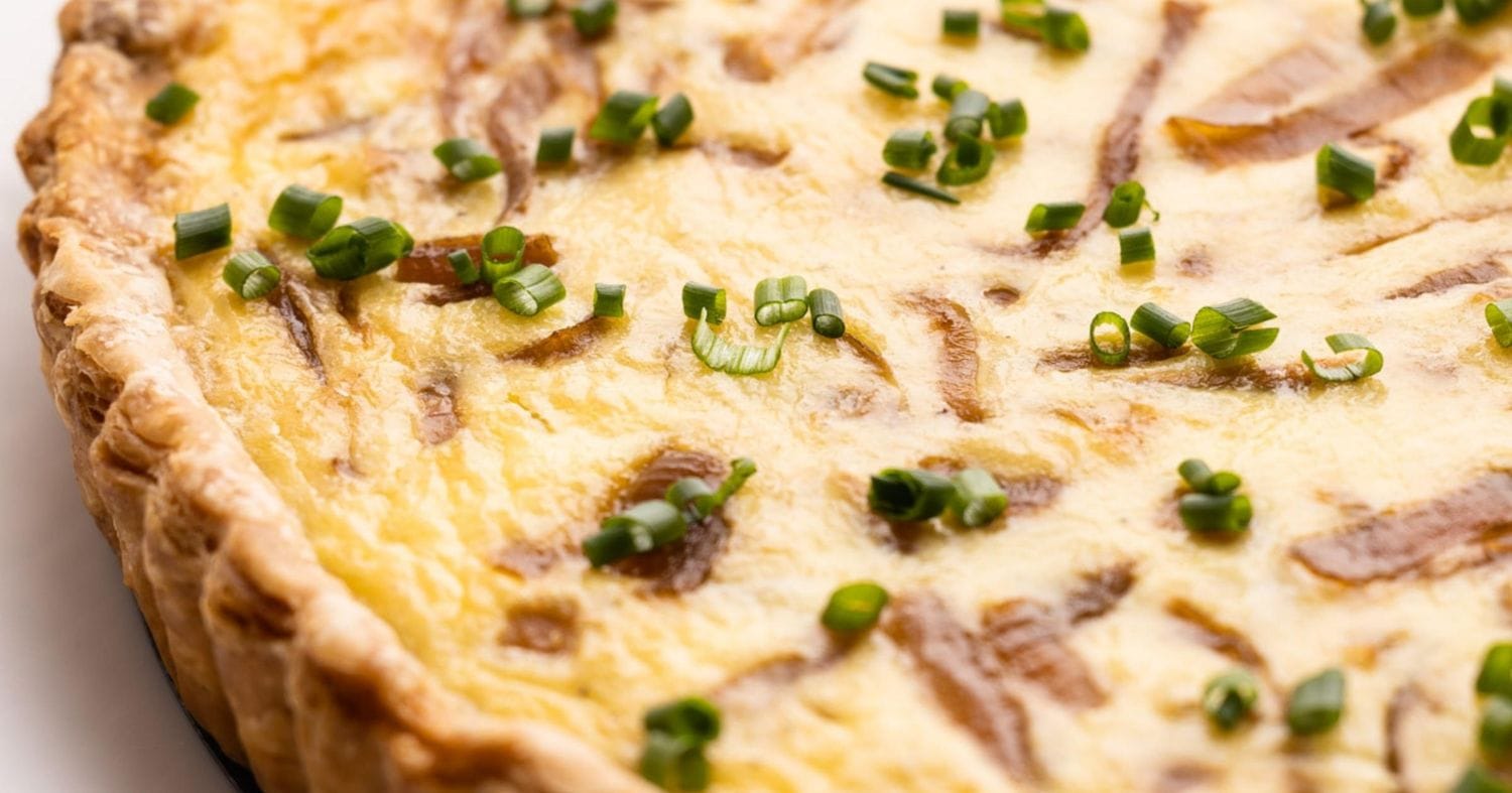 Caramelized Onion Quiche - Everyday Pie
