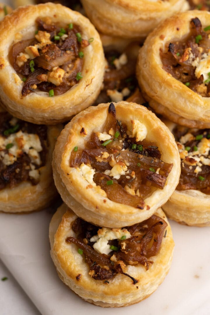 Caramelized Onion Tarts - Everyday Pie