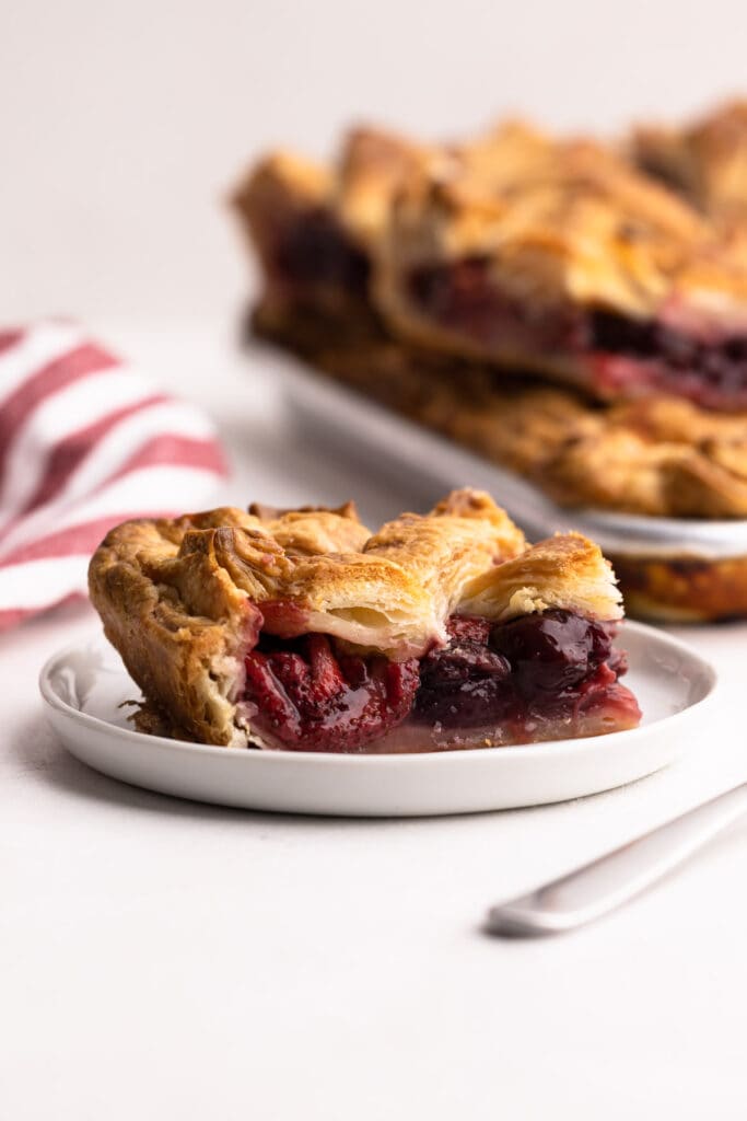 Cherry Strawberry Slab Pie - Everyday Pie