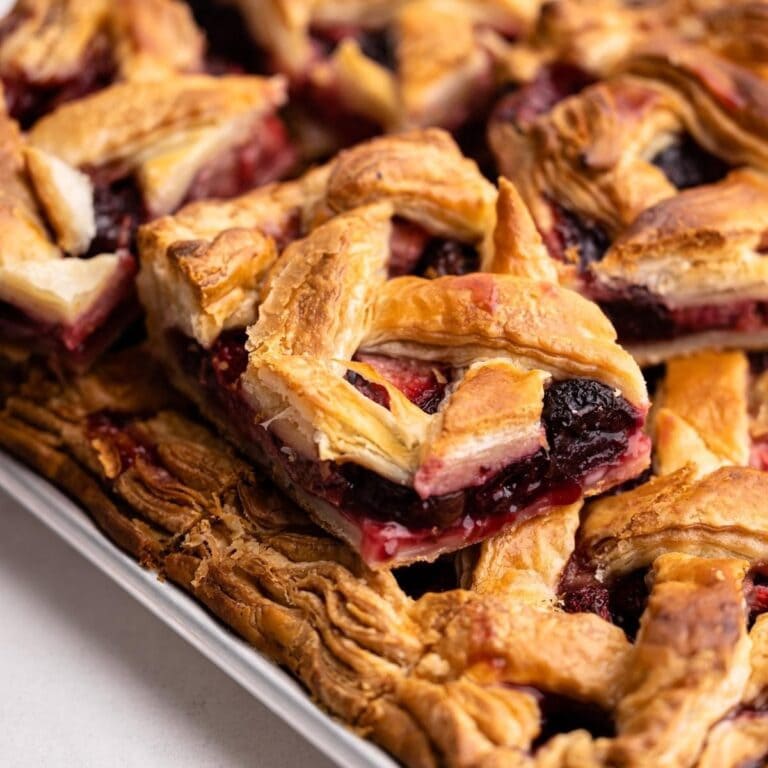 Cherry Strawberry Slab Pie