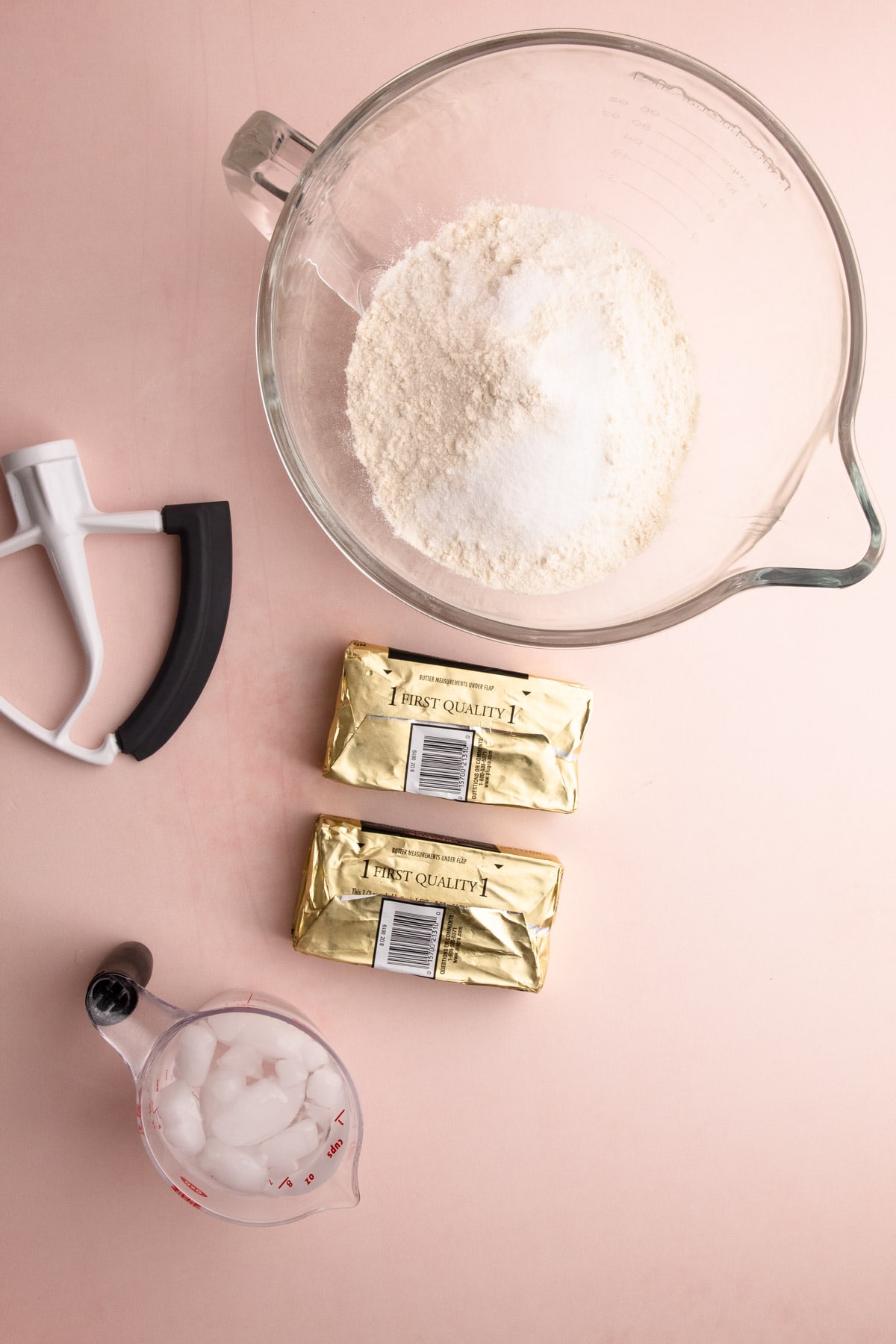 Ingredients for Rough Puff Pastry