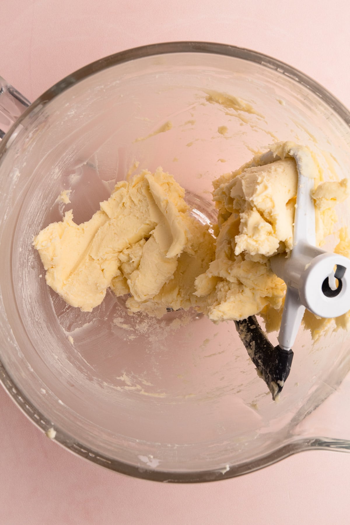 Making the butter block in a stand mixer for full puff pastry.