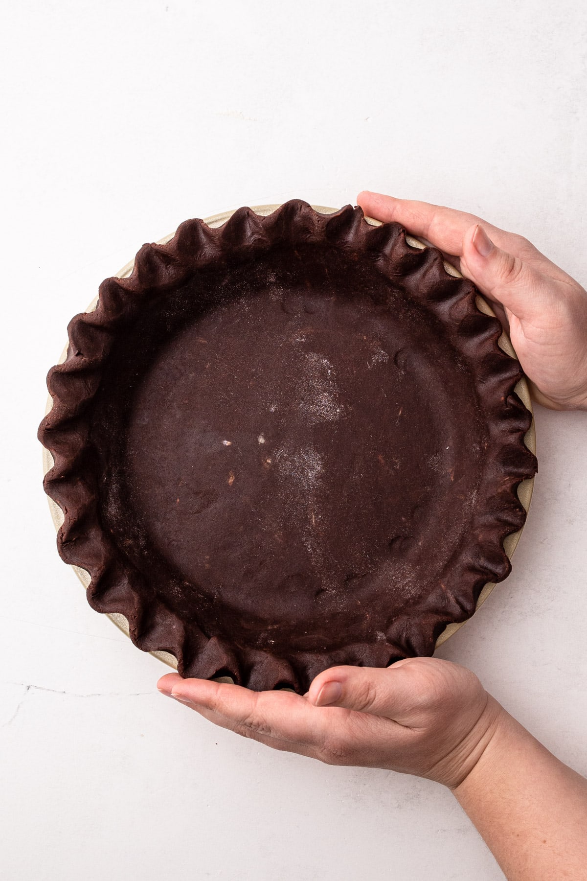 EASY Pie Crust Recipe {made with oil} - Chocolate with Grace