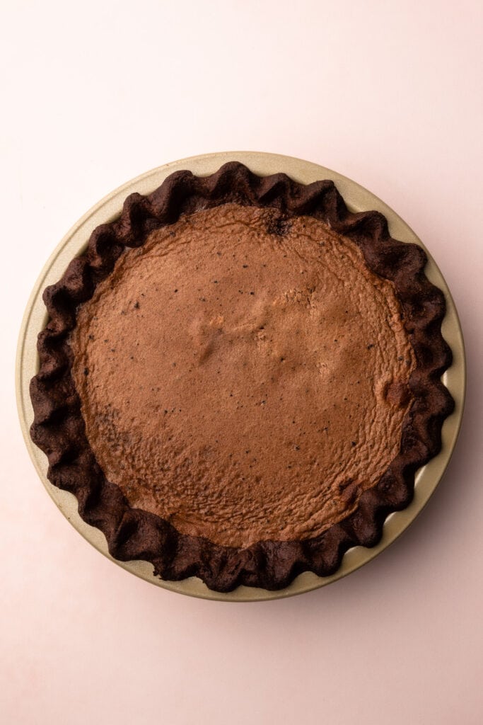 A baked hot cocoa pie.