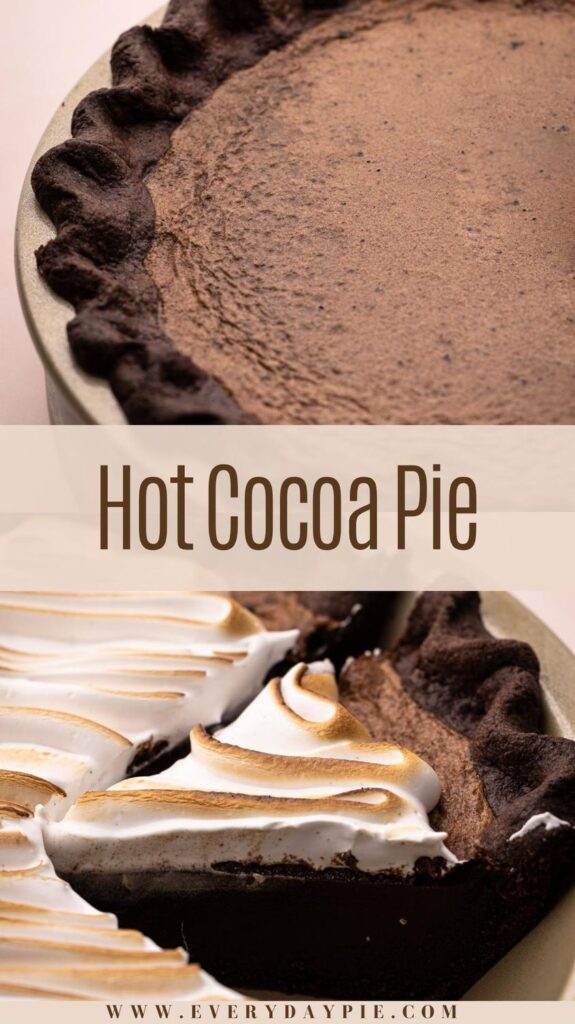 Hot cocoa pie.
