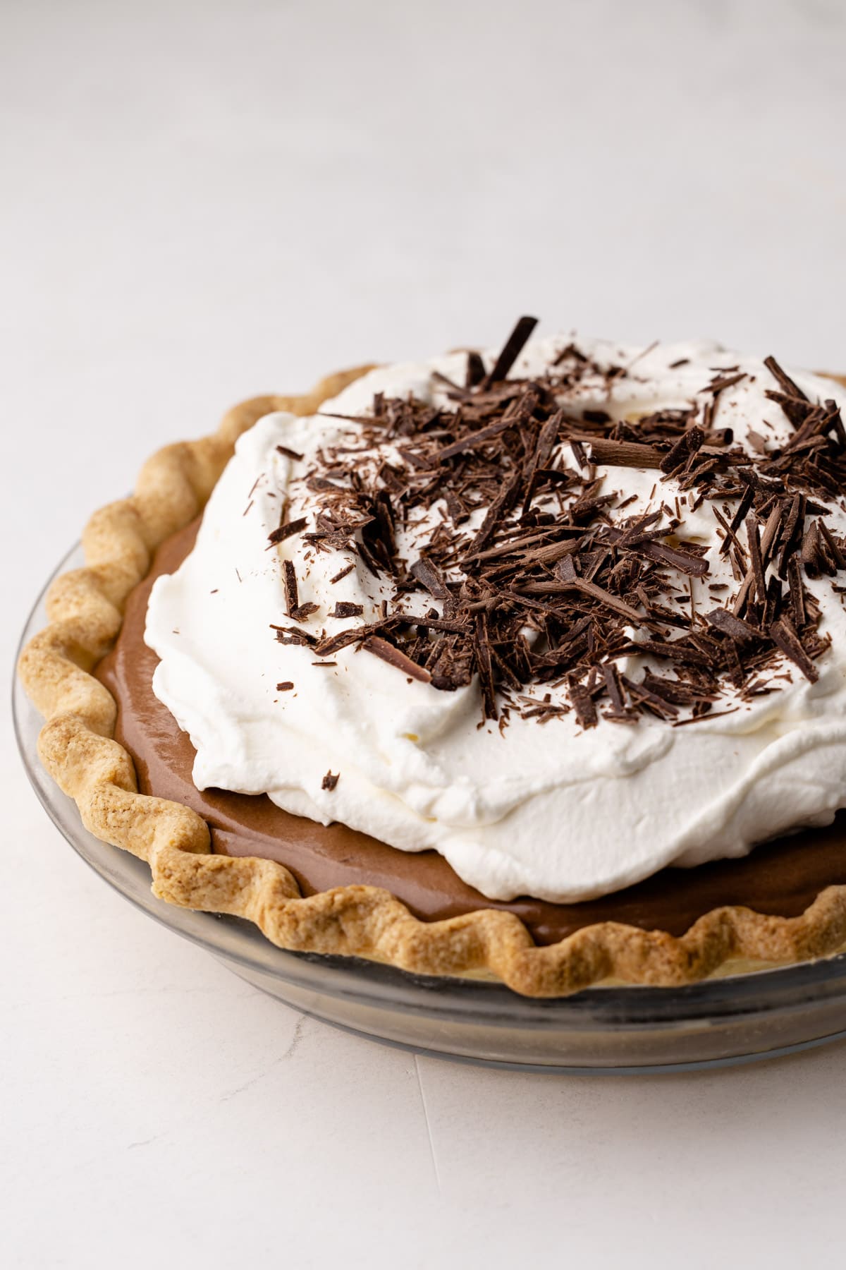 A chocolate silk pie.