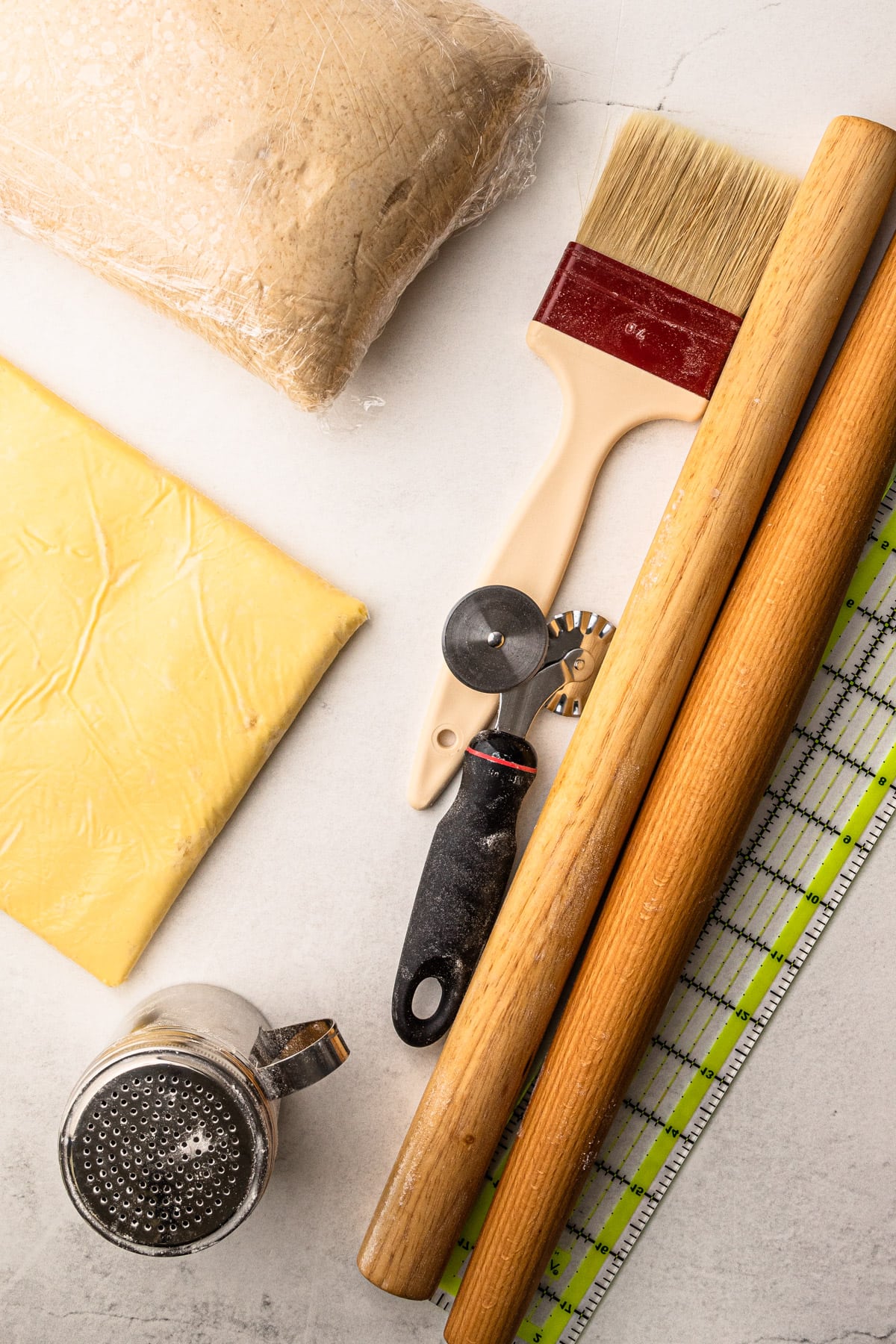 Tools for easy croissants.