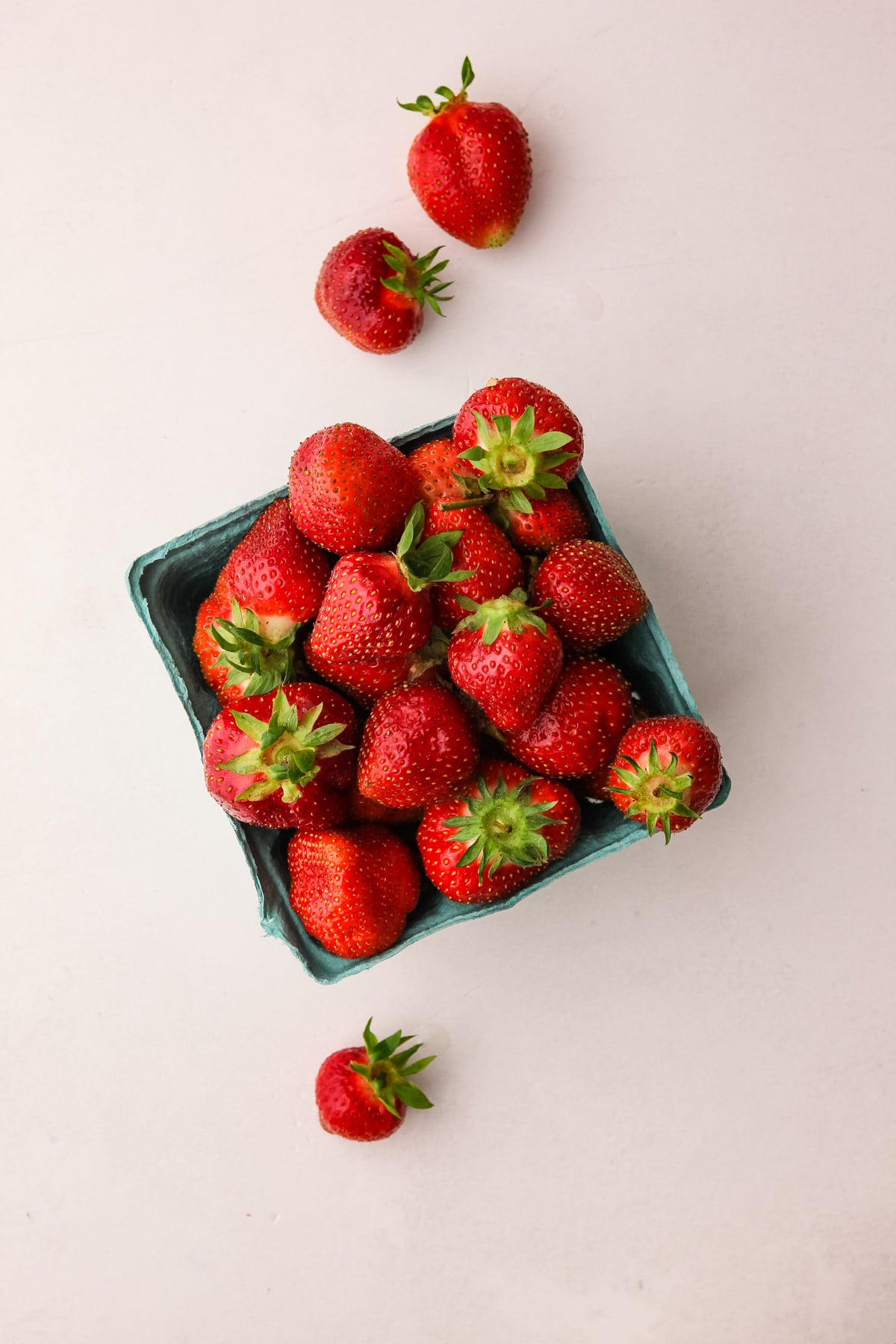 A quart of strawberries.