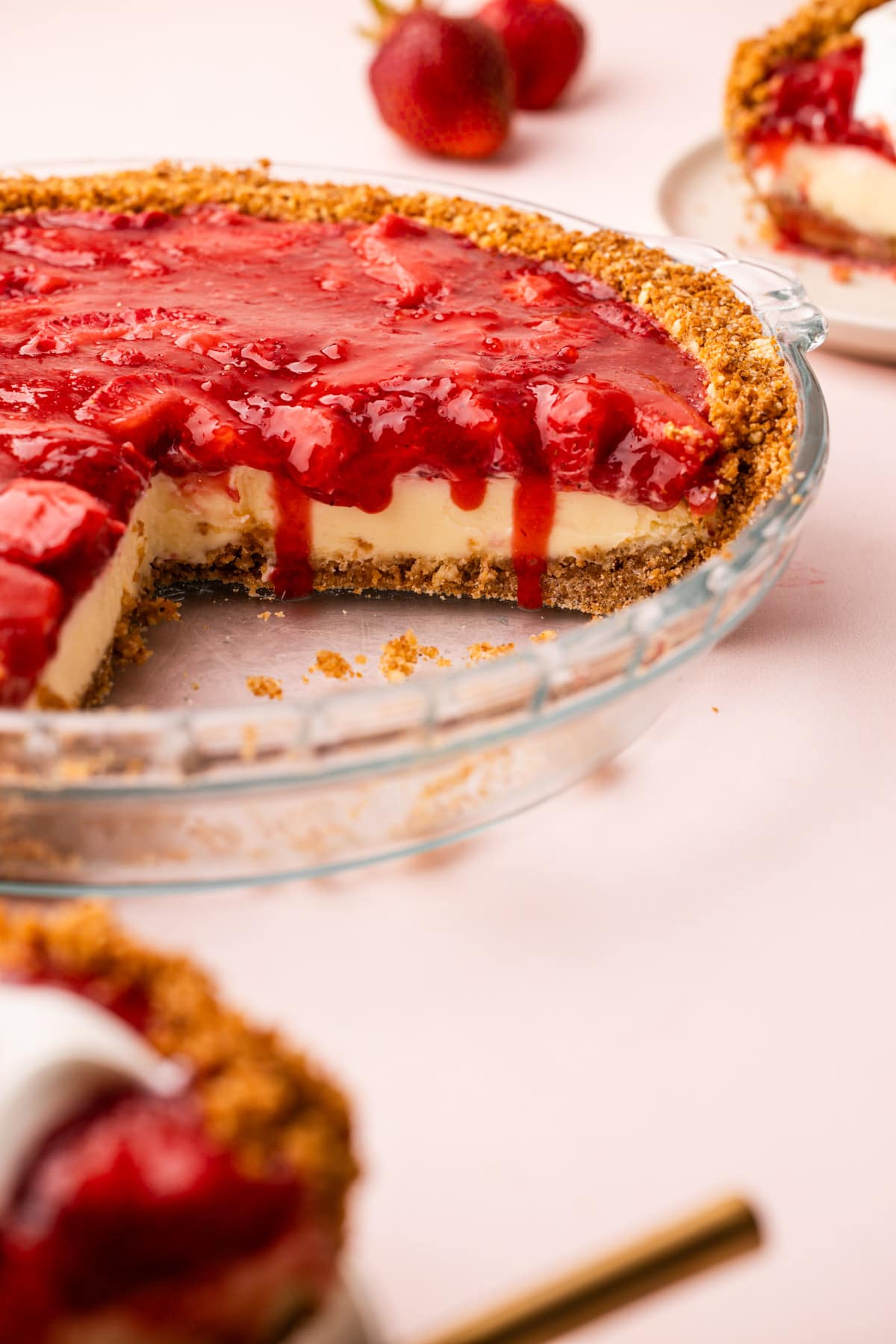 Strawberry cream cheese pie.