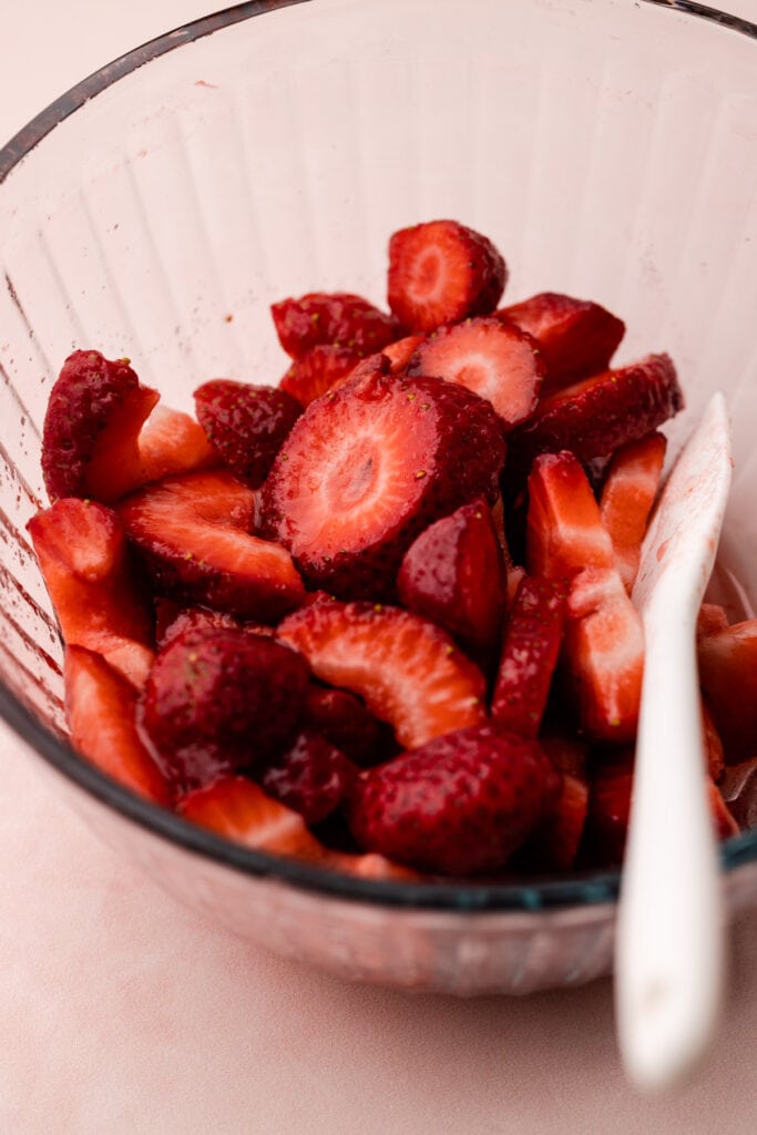 Strawberries in a bowl.