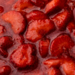 Strawberry pie filling.