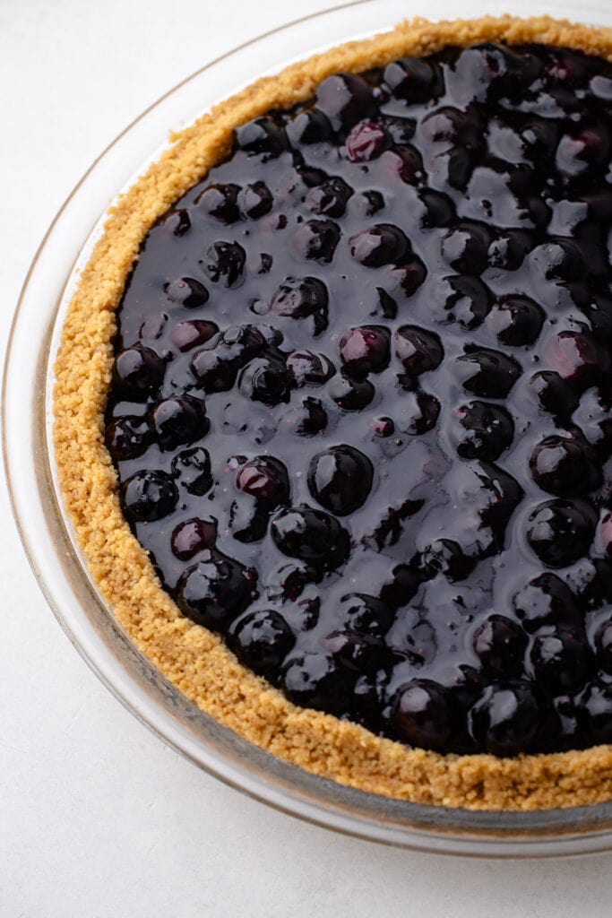 Blueberry pie cheesecake.