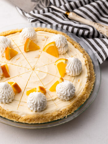 No bake creamsicle pie.