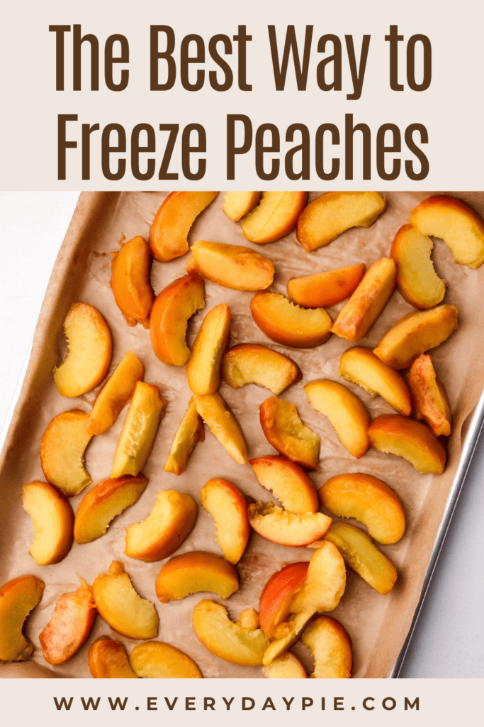 How to Freeze Peaches