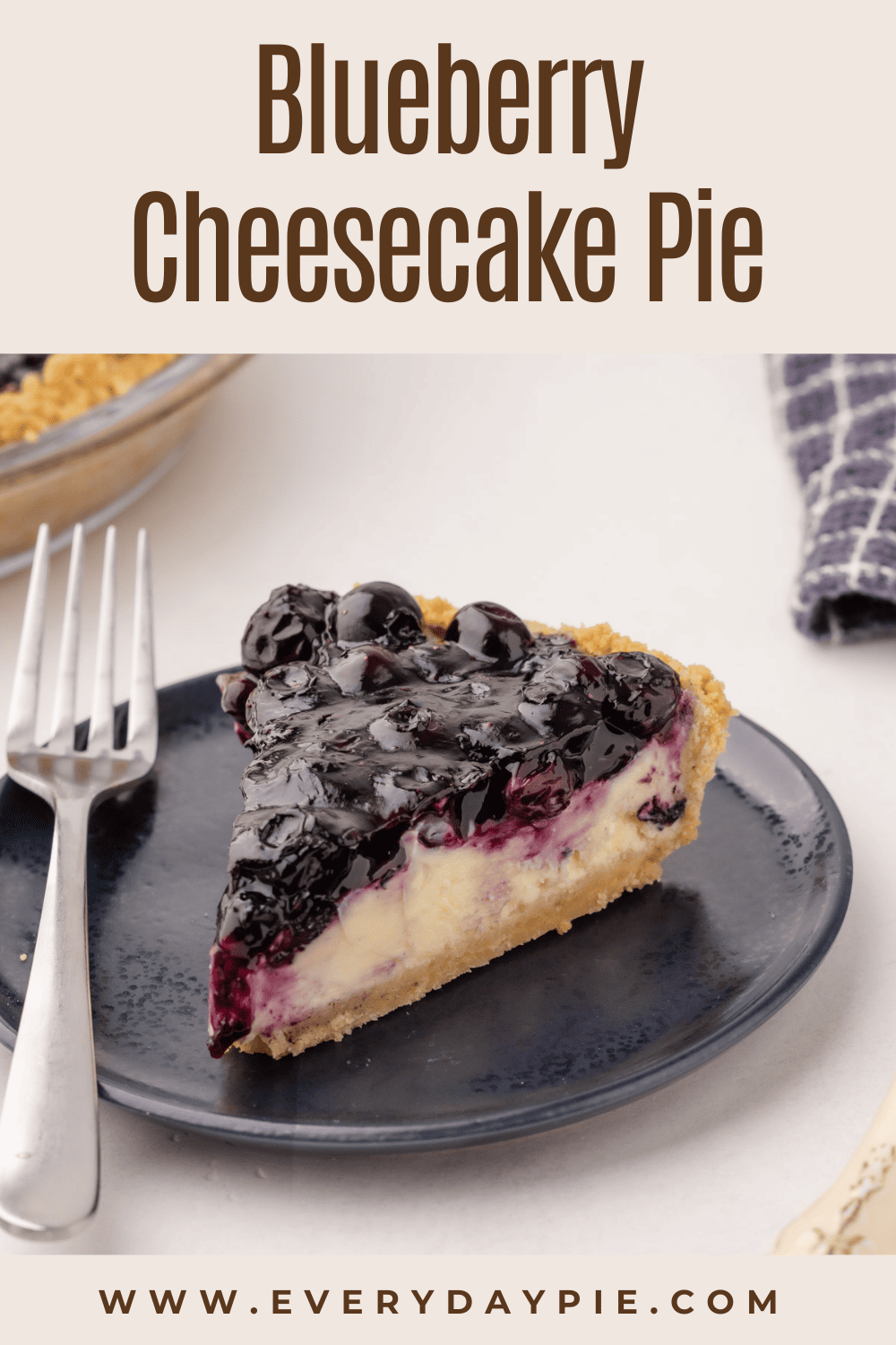 Blueberry Cream Cheese Pie