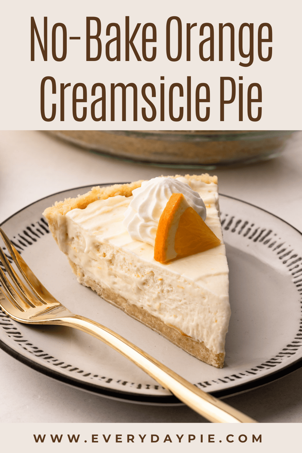 Orange Creamsicle Pie