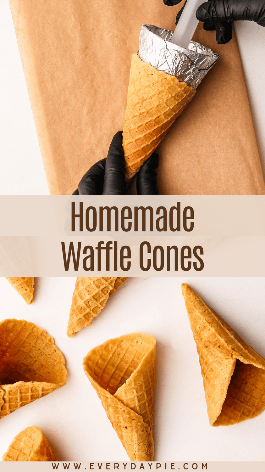 How to Make Waffle Cones Everyday Pie