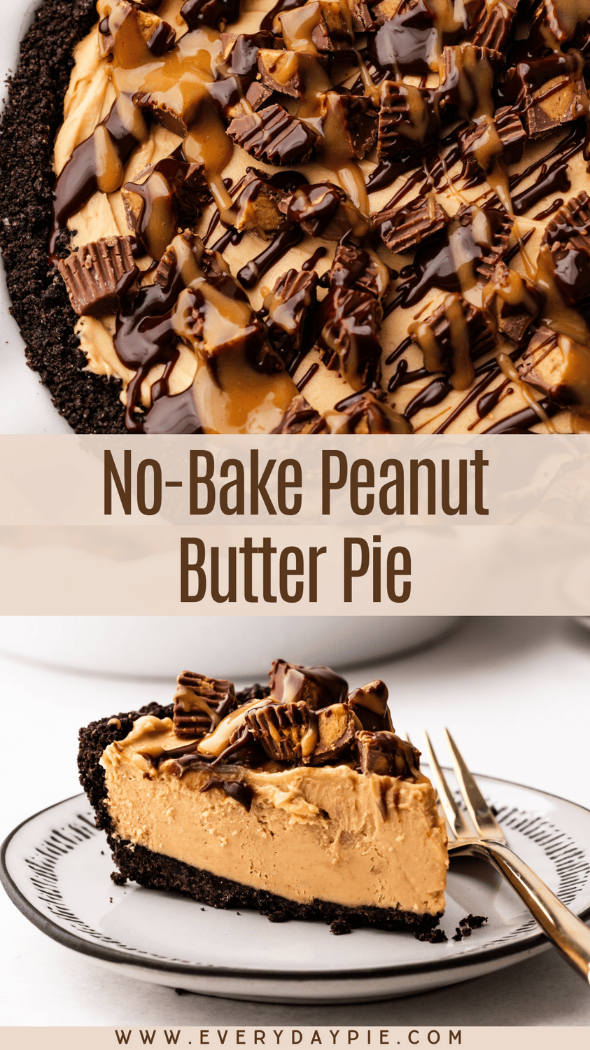 No-Bake Peanut Butter Pie - Everyday Pie