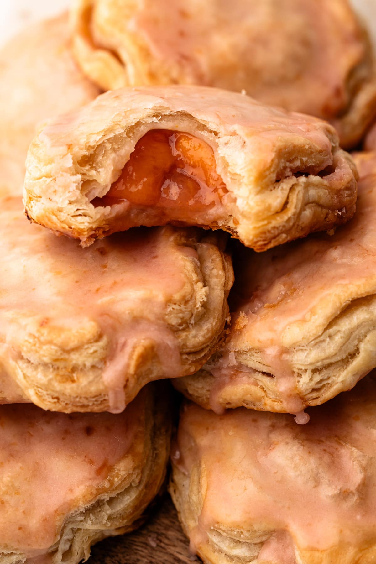 Peach hand pies.