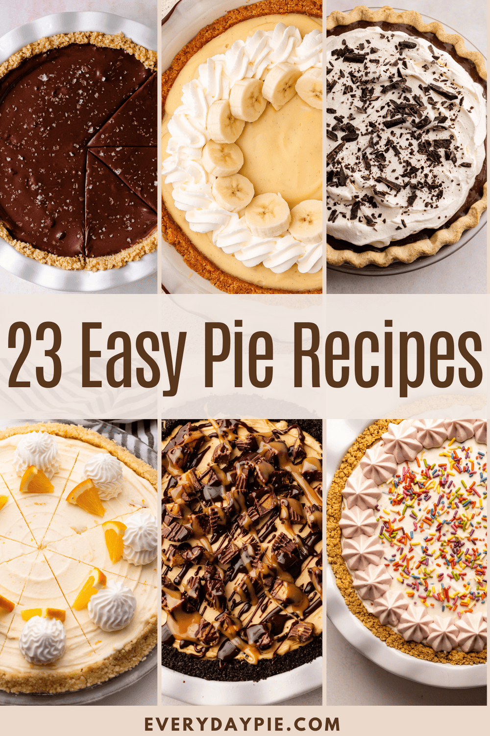 6 easy pies.