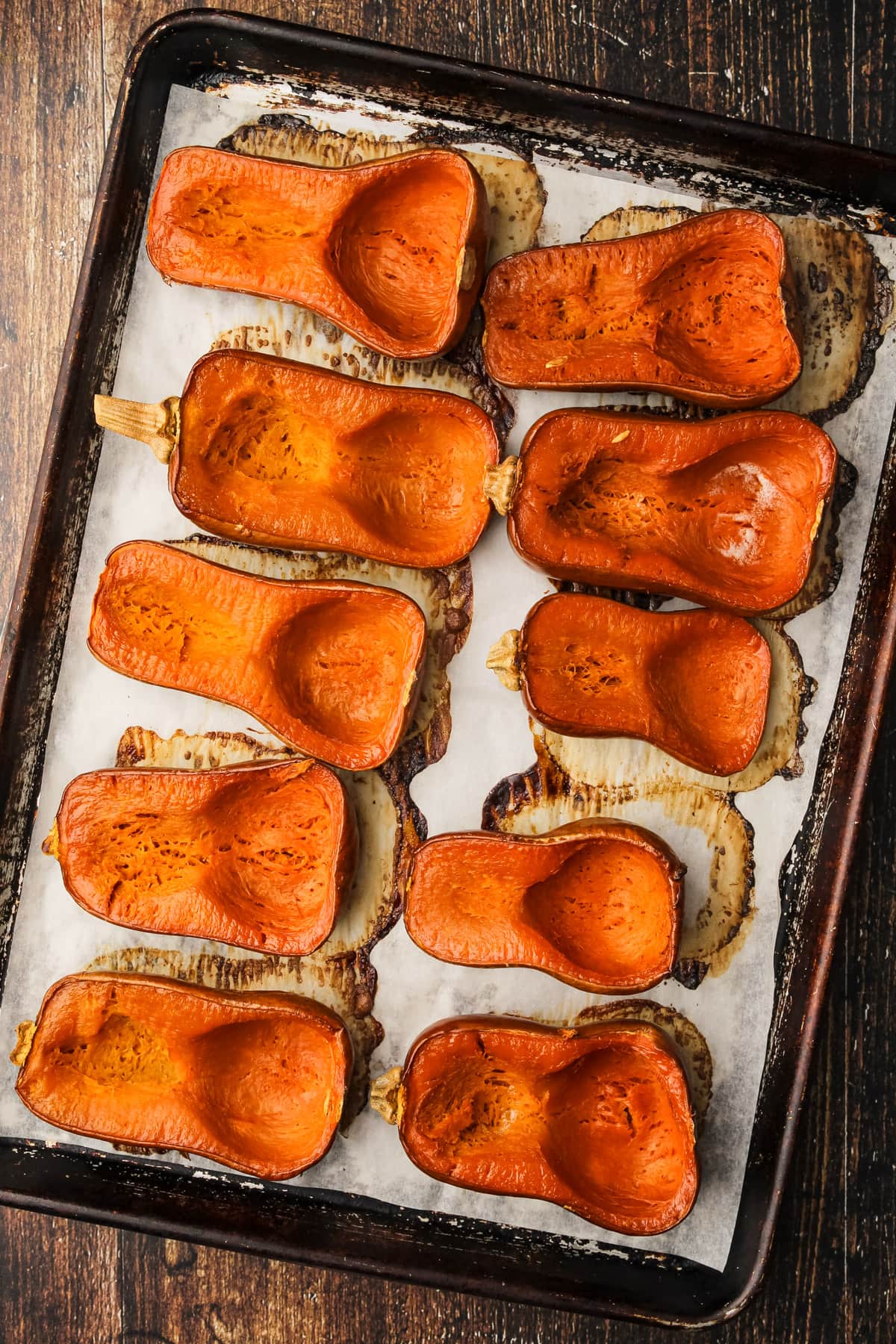 Roasted honeynut squash.