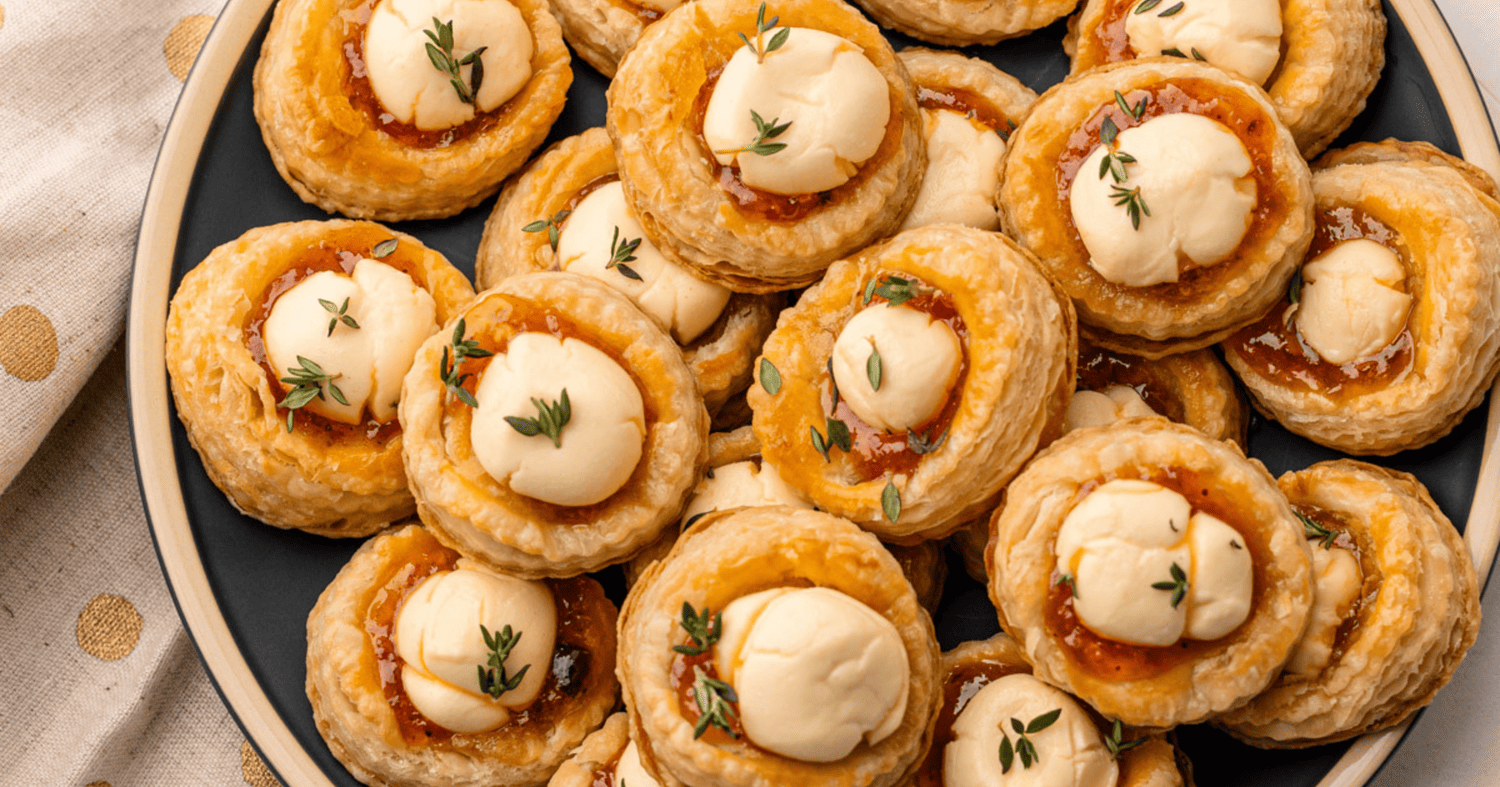 Cream Cheese and Pepper Jelly Puff Pastry Bites Everyday Pie