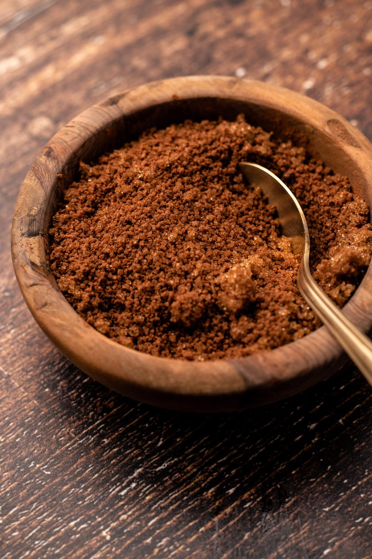 Cinnamon sugar mixture in a small bowl.