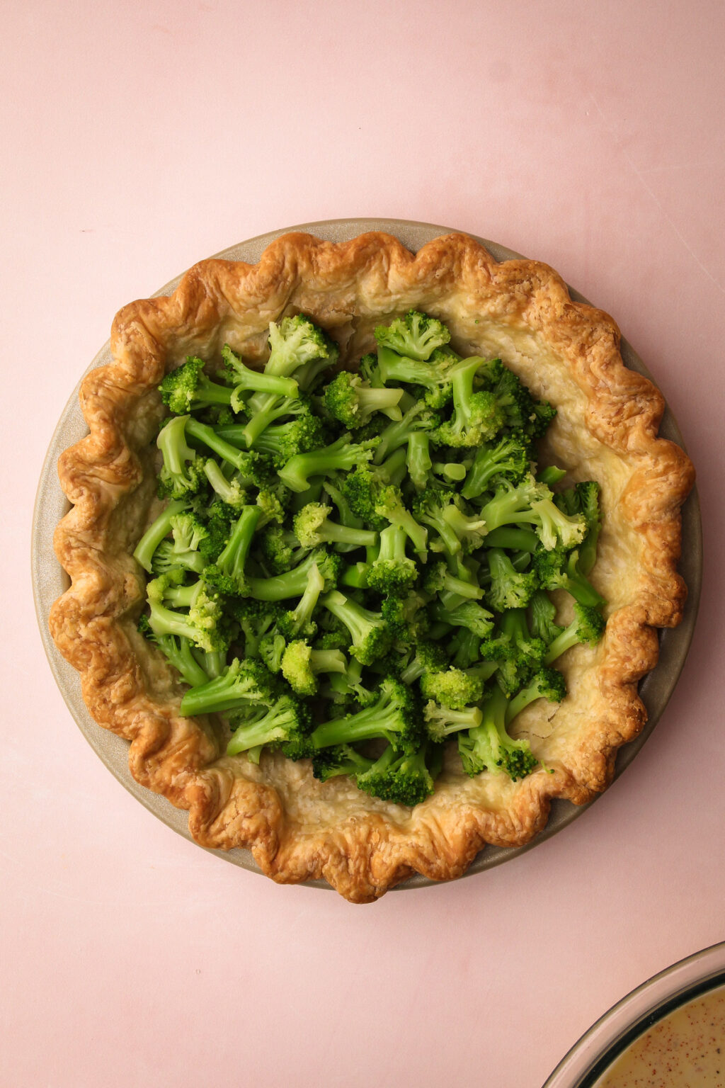 Broccoli Cheddar Quiche with a Spelt Crust - Everyday Pie