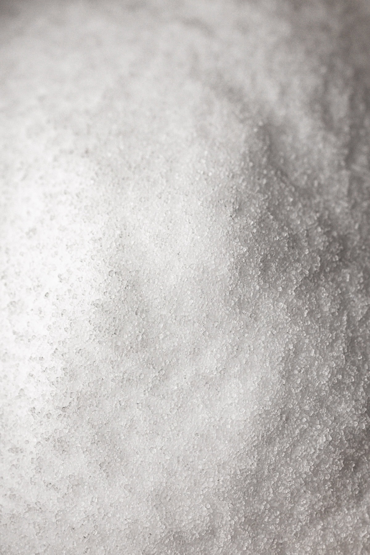 Upclose view of table salt.