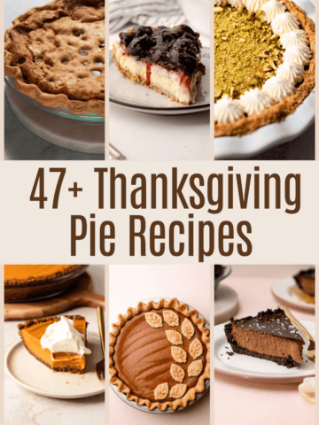 Traditional and non-traditional thanksgiving pies.